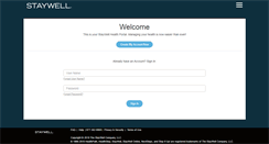 Desktop Screenshot of livewell.online.staywell.com